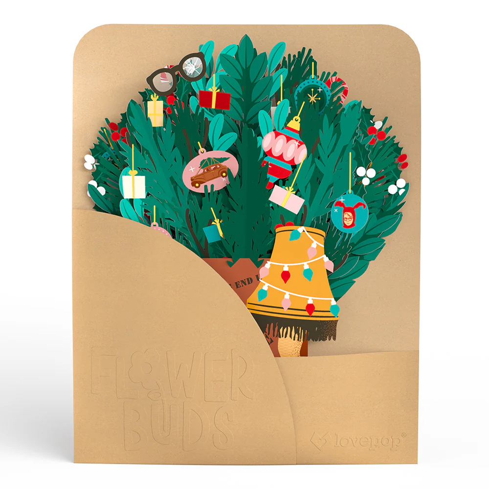 A Christmas Story Holiday Leg Lamp Flower Buds Bouquet - Image 5