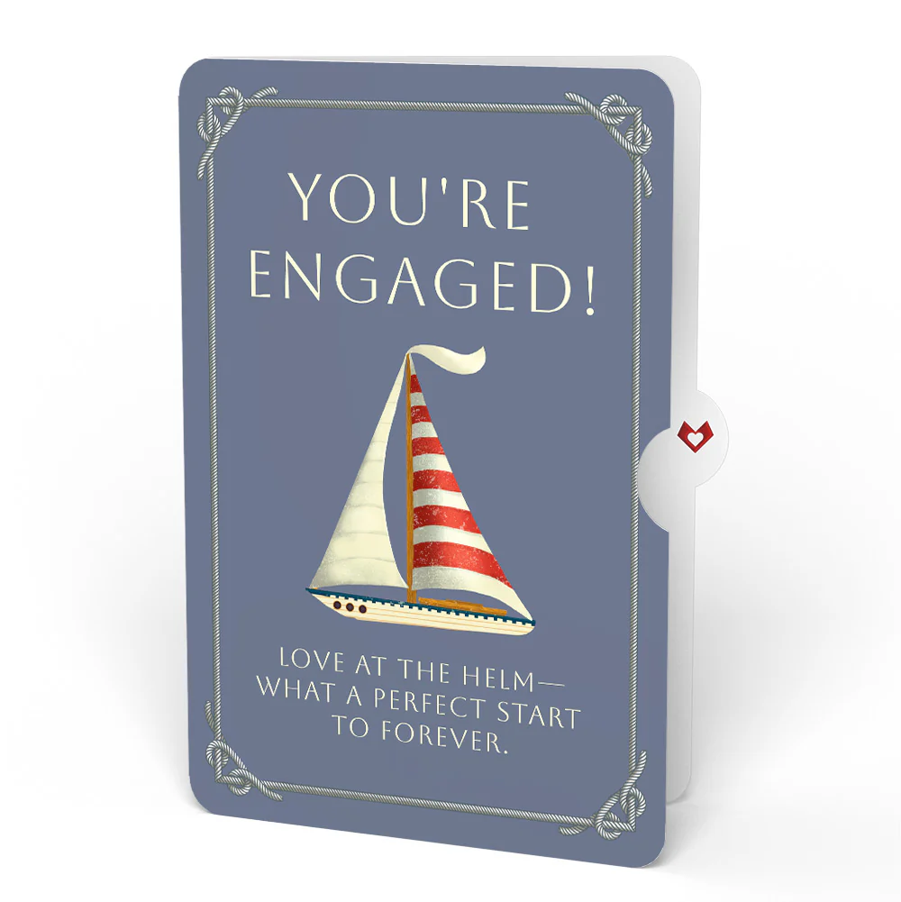 'Ahoy There' Engagement Plushpop Card and Sentiment Set - Image 4