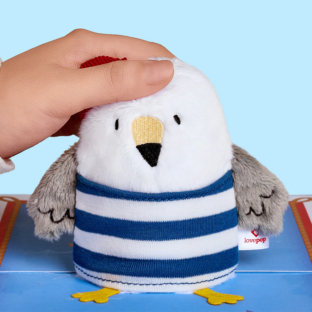 'Ahoy There' Valentine Plushpop Card and Sentiment Set for Best Friend - Image 3