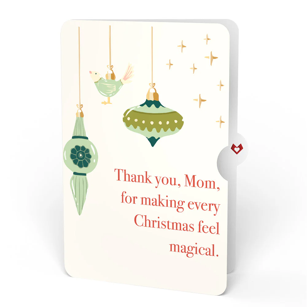 All Is Bright Holiday Reindeer Light-Up Pop-Up Card and Sentiment Set for Mom - Image 4