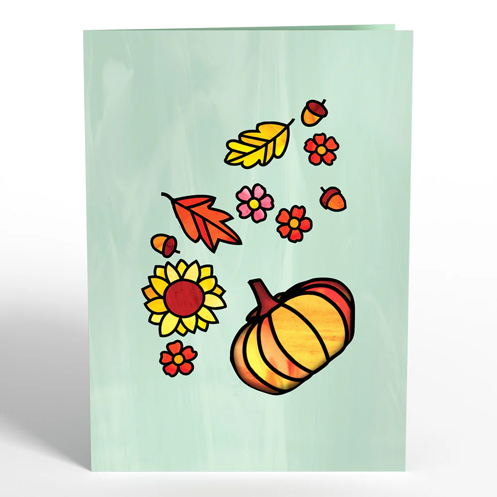 Autumn Glow Suncatcher Card - Image 5