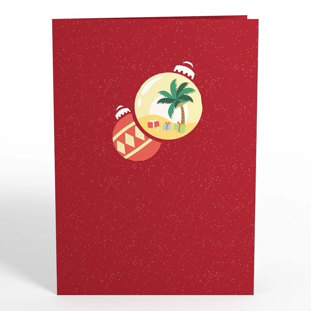 Beach Santa Pop-Up Card - Image 4