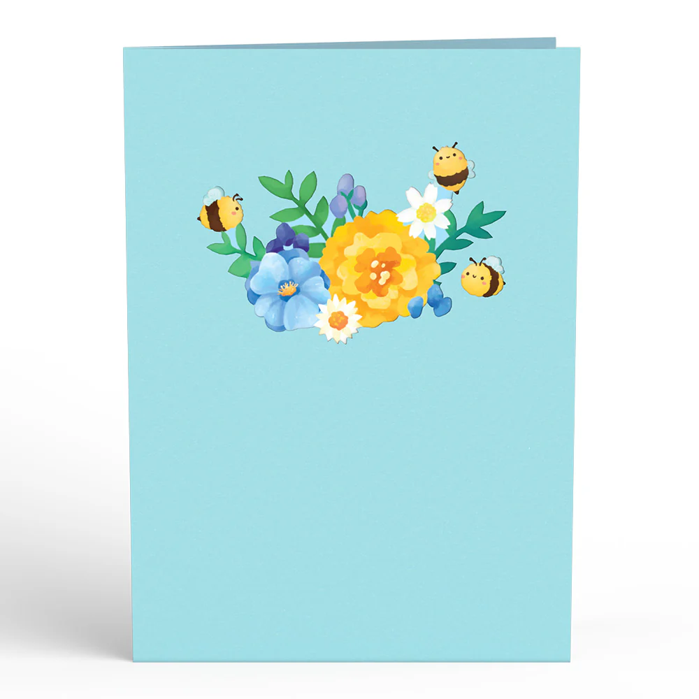 Bee-utiful Flower Patch Pop-Up Card - Image 4