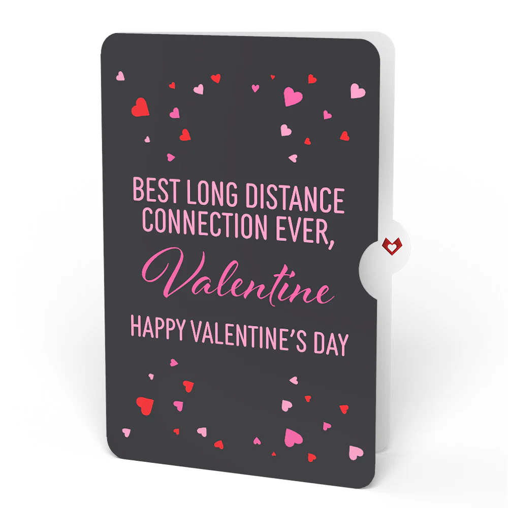 Best Thing I've Found on the Internet Valentine Pop-Up Card and Heart Confetti Long Distance Relationship Sentiment Set - Image 4