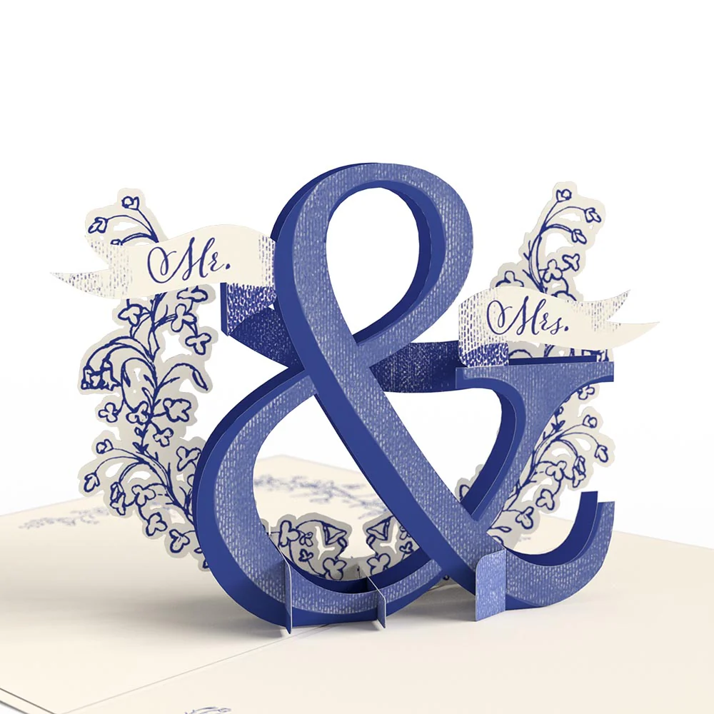 Better Together Mr. & Mrs. Wedding Pop-Up Card - Image 5