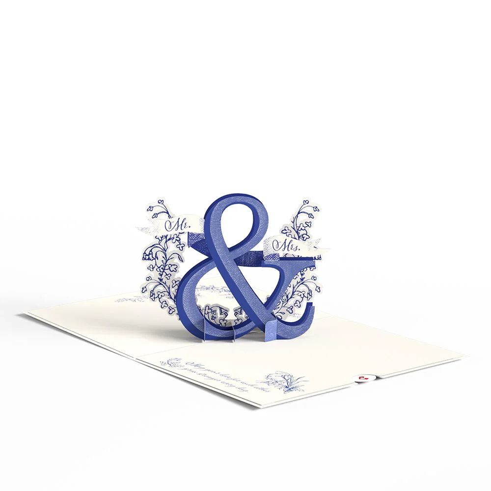 Better Together Mr. & Mrs. Wedding Pop-Up Card - Image 6