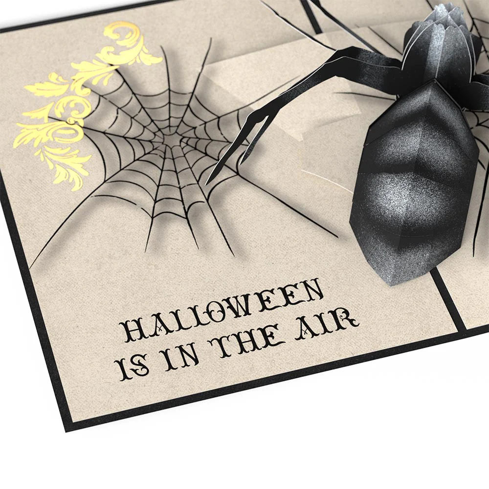 Beware Halloween Spider Pop-Up Card - Image 3