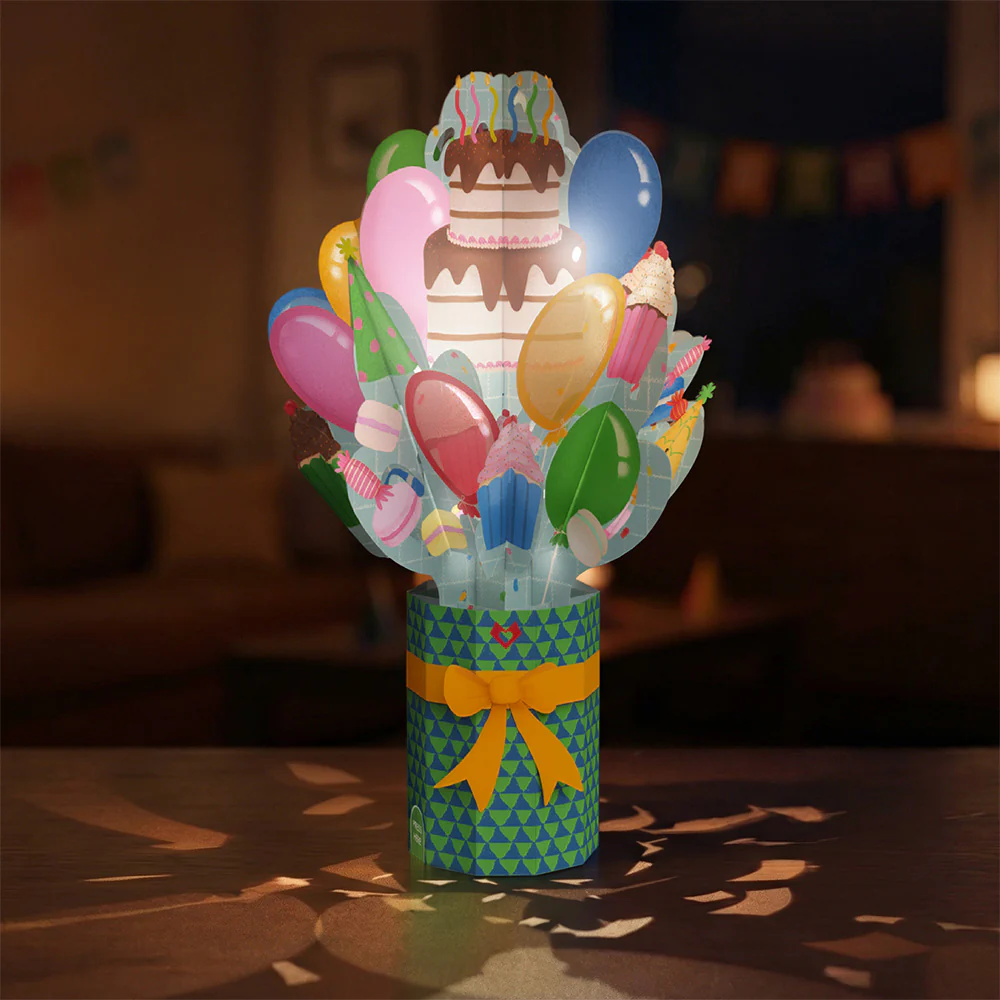 Birthday Bash Light-Up Bouquet