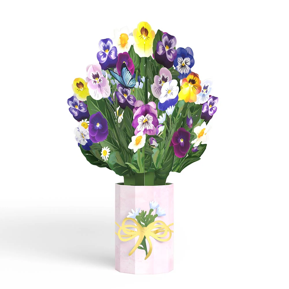 Birthday in Bloom Pop-Up Card & Bouquet Bundle - Image 4