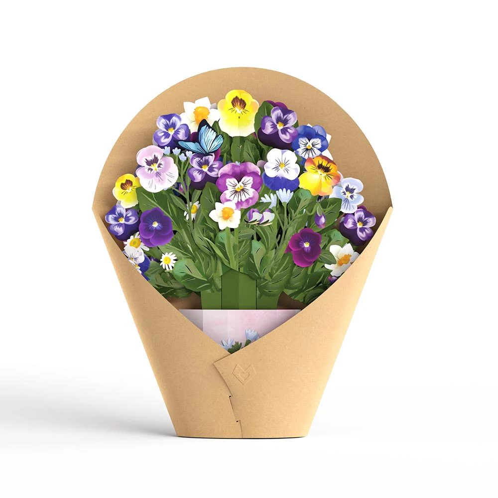 Birthday in Bloom Pop-Up Card & Bouquet Bundle - Image 6