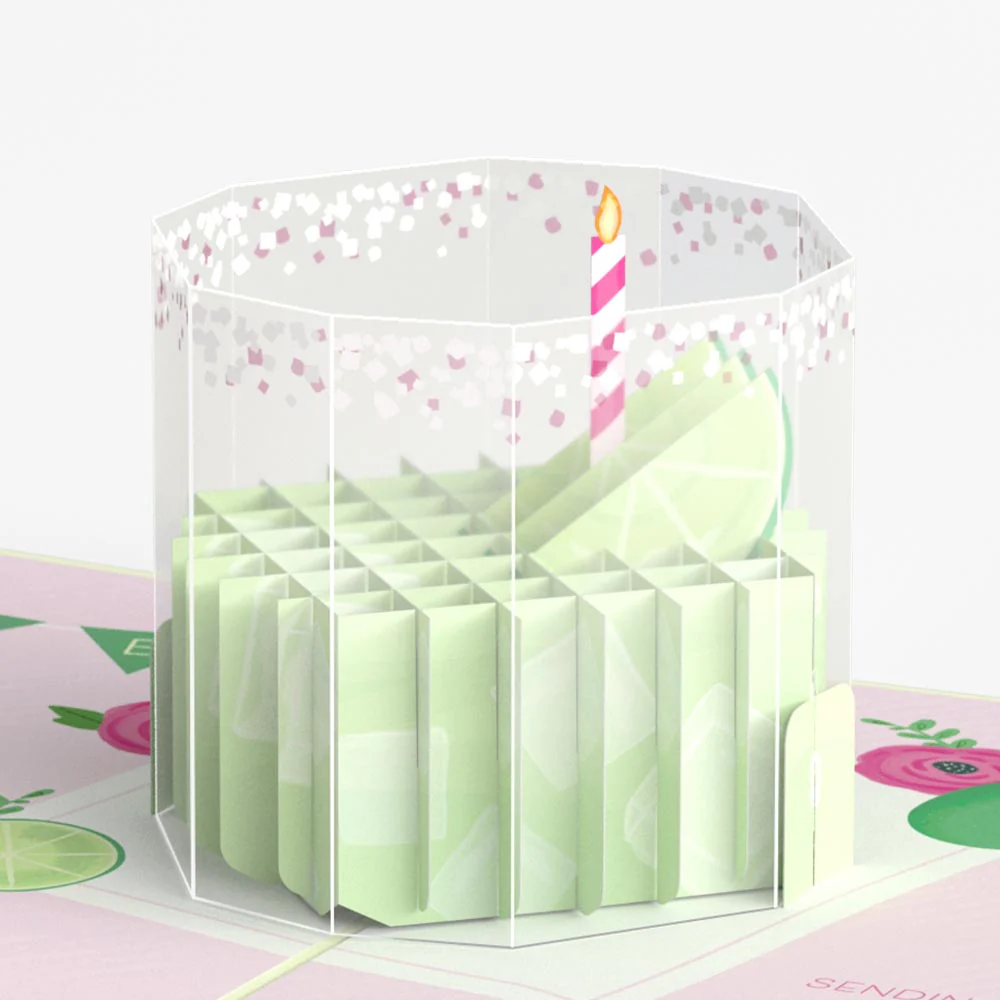 Birthday Margarita Pop-Up Card and Sentiment Set - Image 3