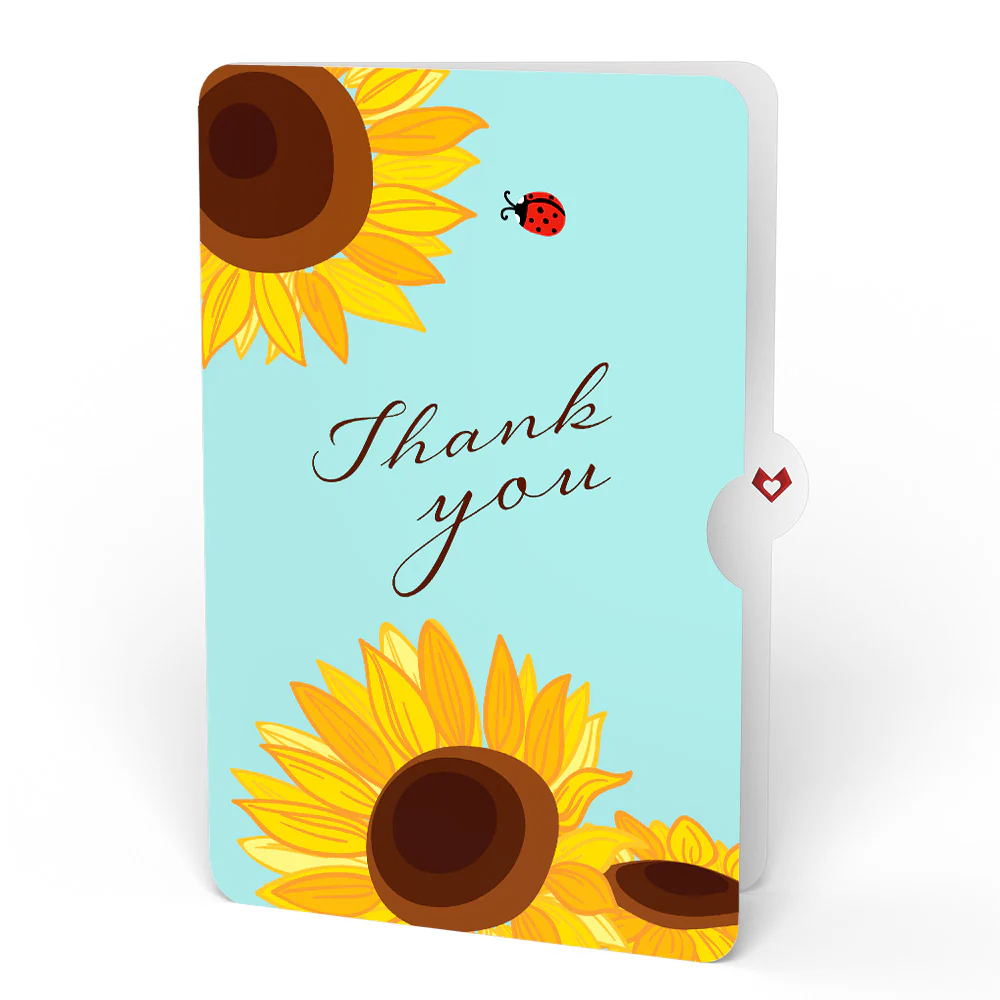 Black-Eyed Susan Thank You Bouquet and Sentiment Set - Image 4