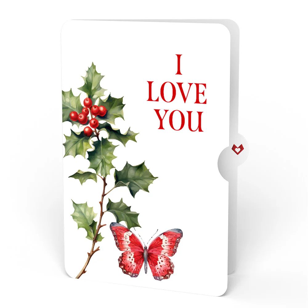Born to Bloom: December Birth Month Flowers Love Pop-Up Card and Sentiment Set - Image 4
