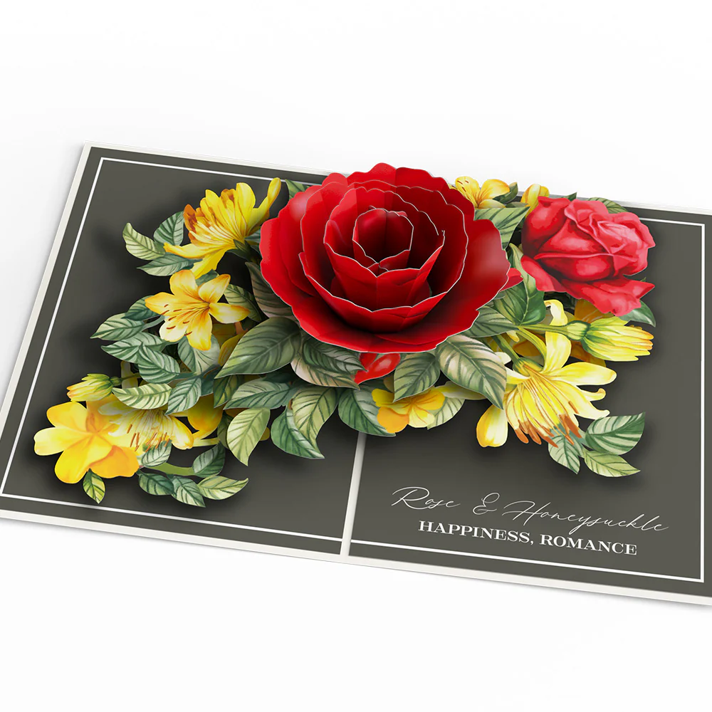 Born to Bloom: June Birth Month Flowers Pop-Up Card - Image 4