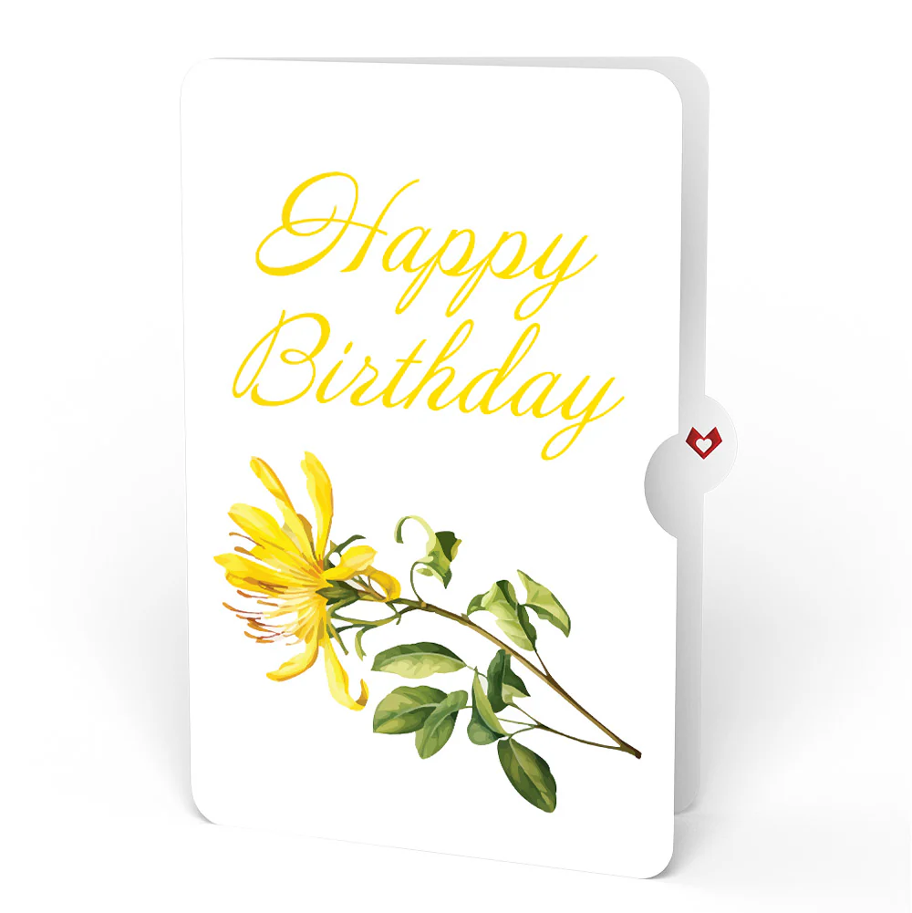 Born to Bloom: June Birth Month Flowers Pop-Up Card and Sentiment Set - Image 4