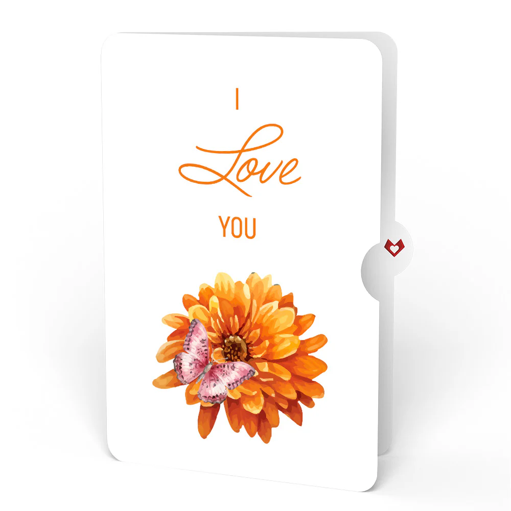 Born to Bloom: November Birth Month Flowers Love Pop-Up Card and Sentiment Set - Image 4