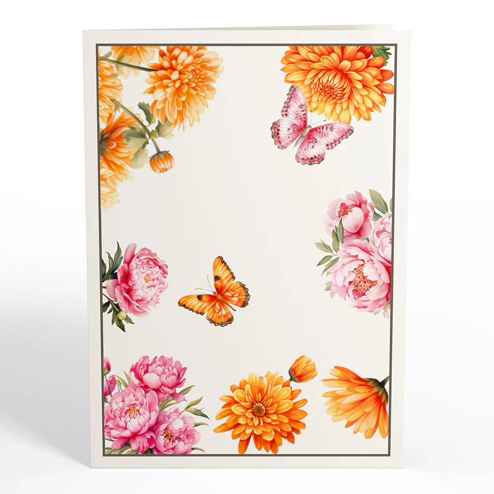 Born to Bloom: November Birth Month Flowers Pop-Up Card - Image 5