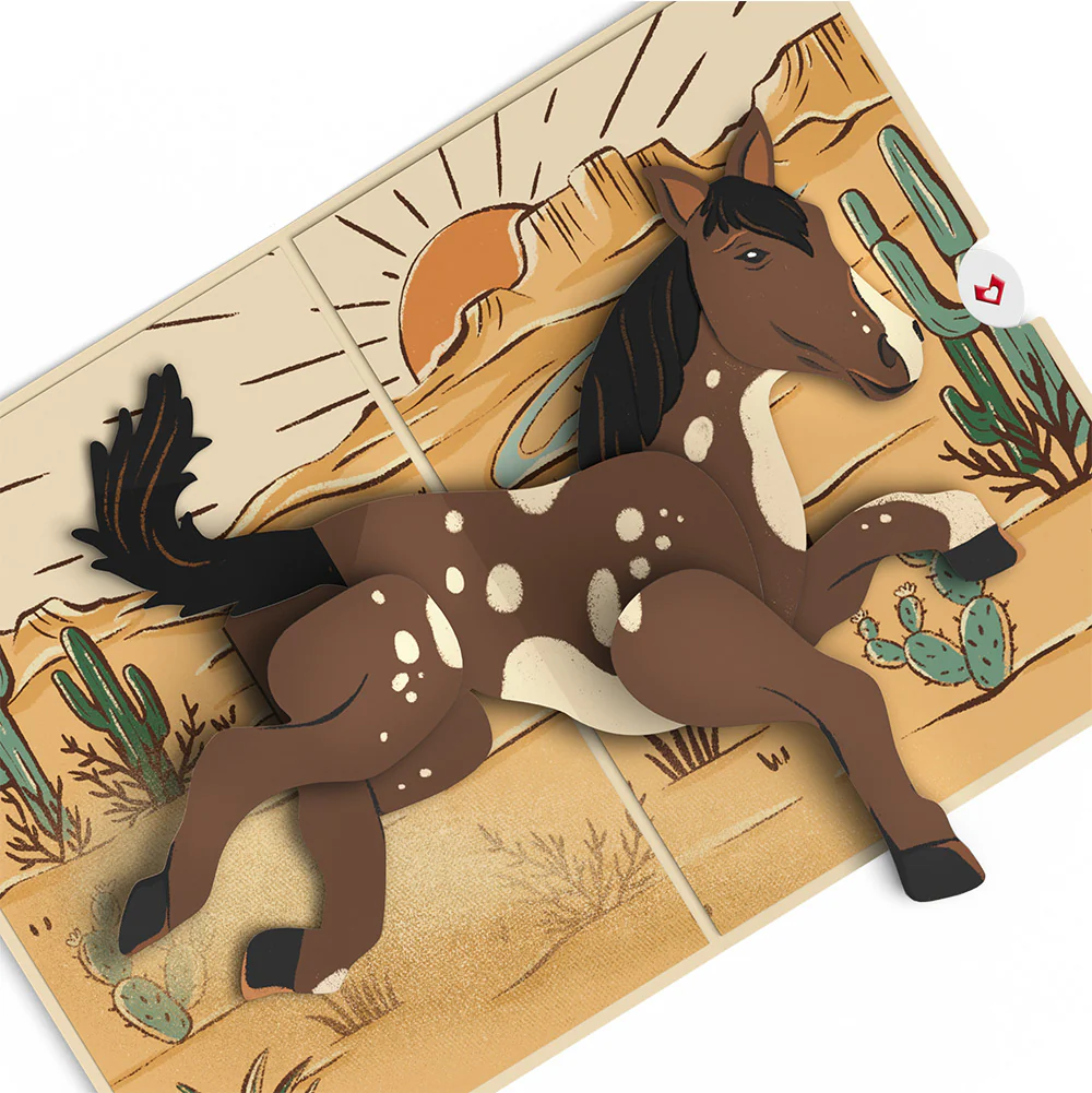 Bucking Awesome Day St. Patrick’s Day Pop-Up Card and Shamrock Sprigs Sentiment Set - Image 3