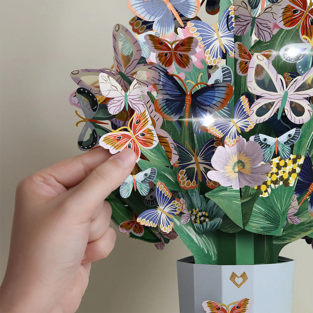 Butterfly Garden Light-Up Bouquet - Image 2