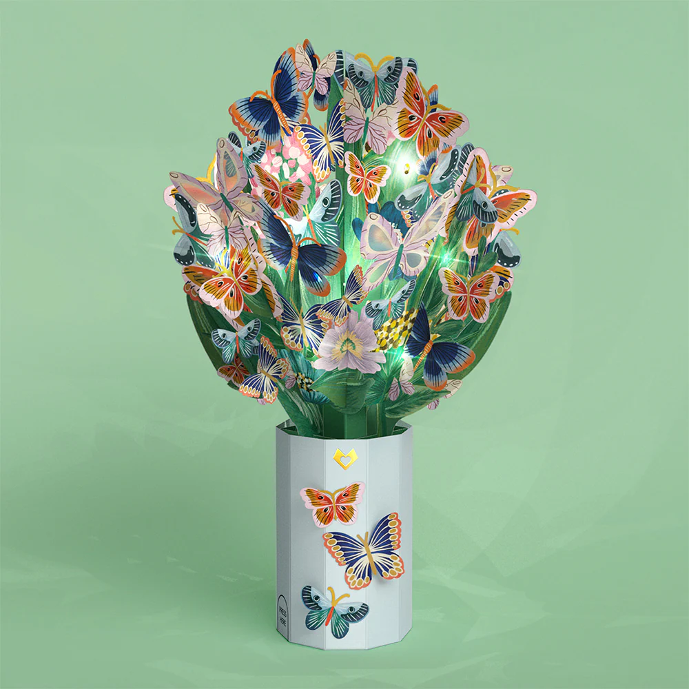 Butterfly Garden Light-Up Bouquet - Image 4