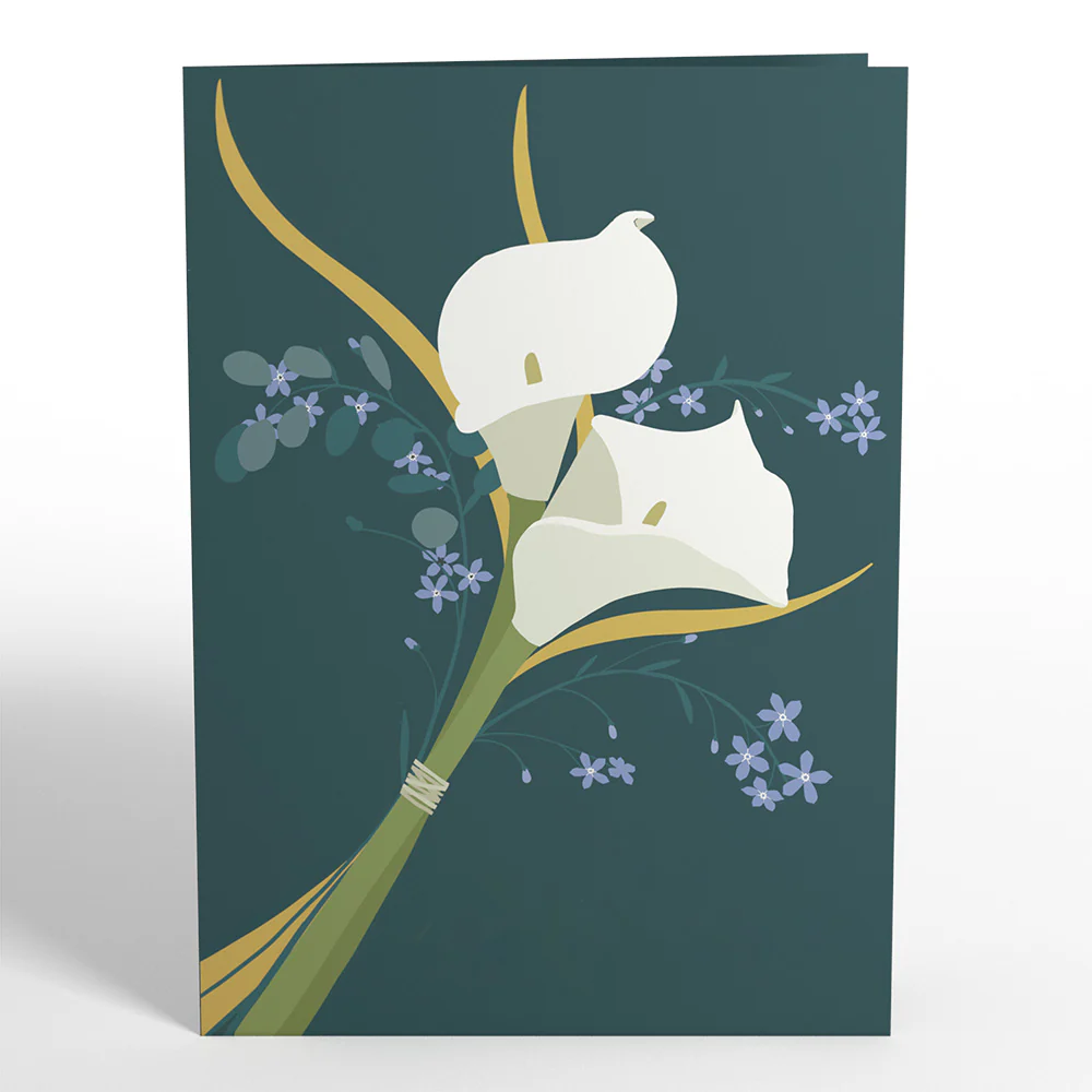 Calla Lily Pop-Up Card - Image 4