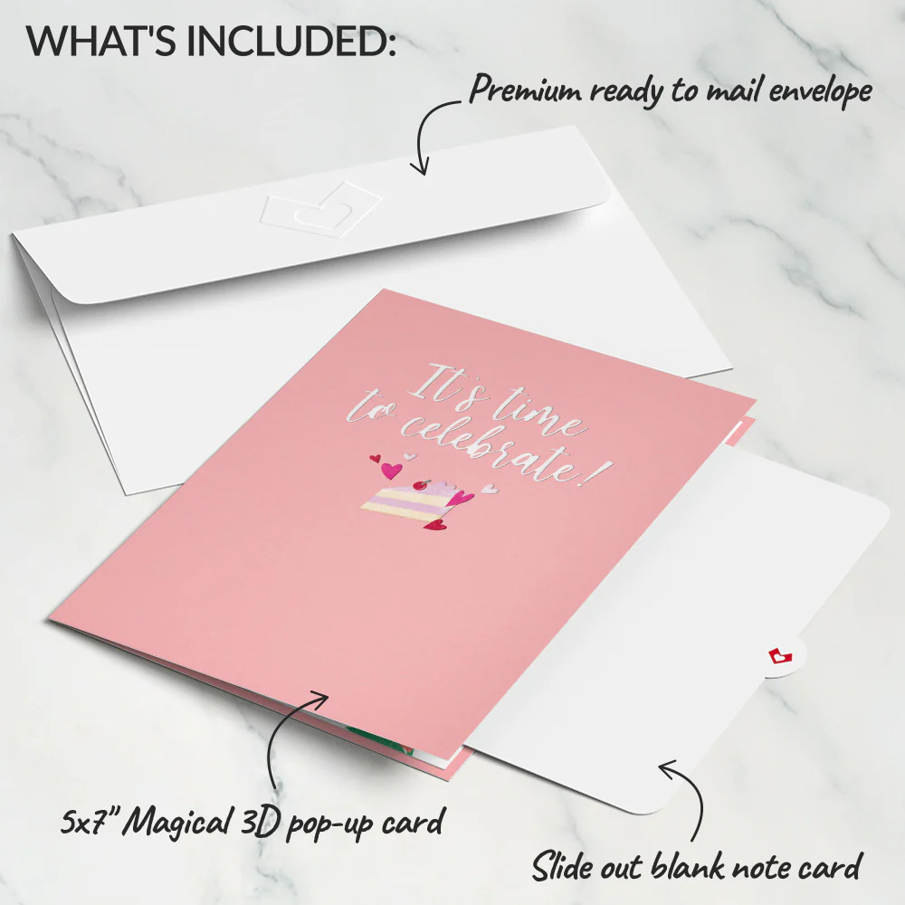 It's Time to Celebrate Birthday Pop-Up Card - Image 5