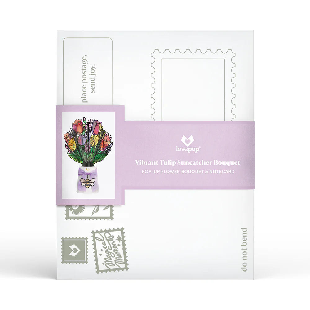Easter He Is Risen Pop-Up Card & Suncatcher Bouquet Bundle - Image 8