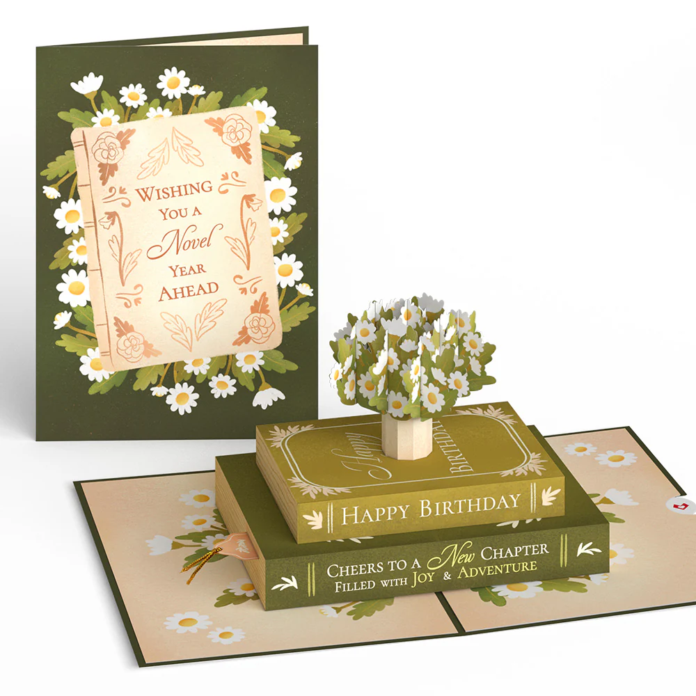 Cheers to a New Chapter Birthday Pop-Up Card