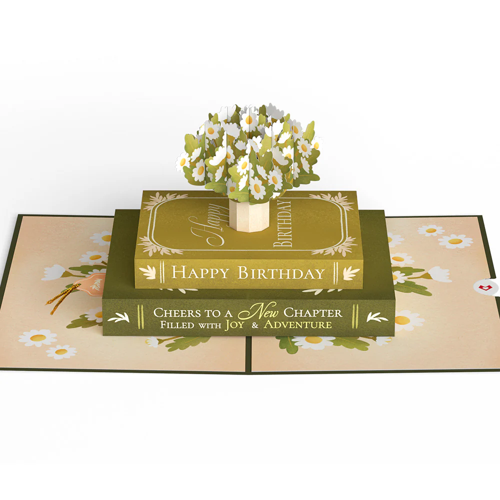 Cheers to a New Chapter Birthday Pop-Up Card - Image 3