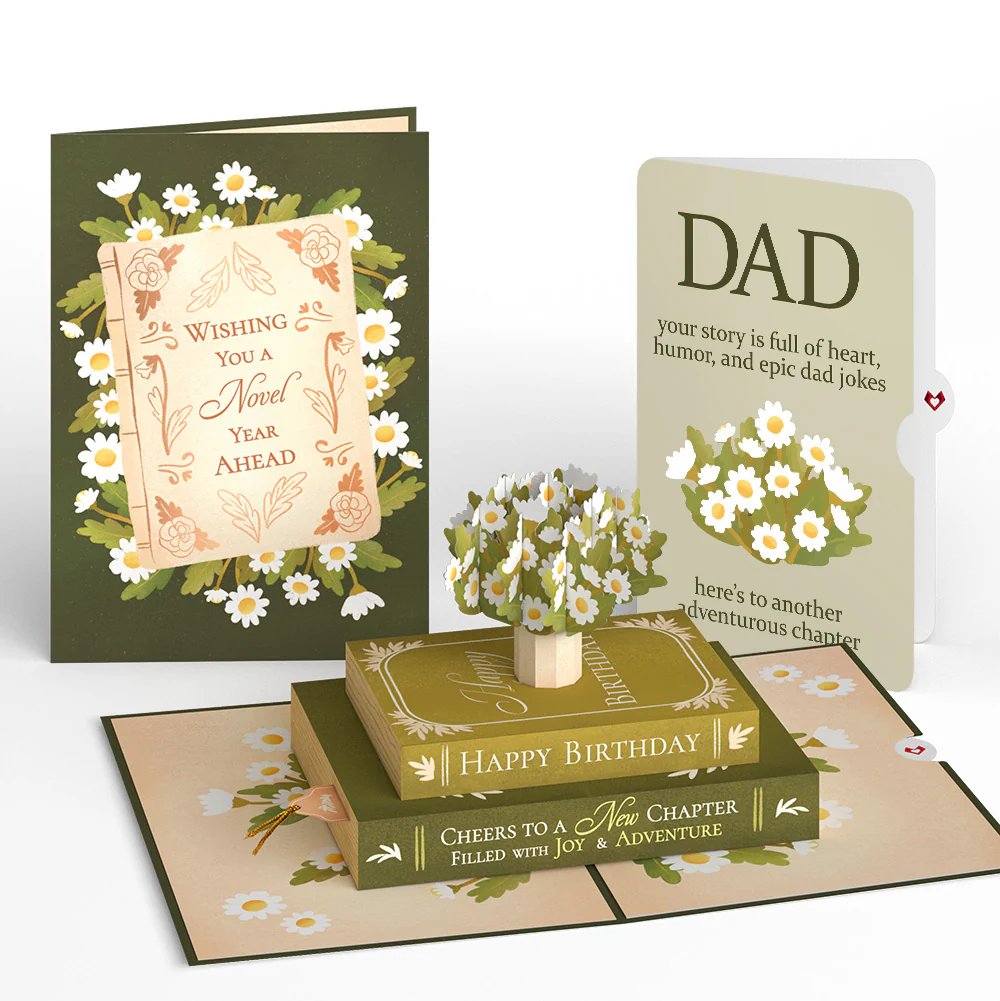 Cheers to a New Chapter Birthday Pop-Up Card and Sentiment Set for Dad