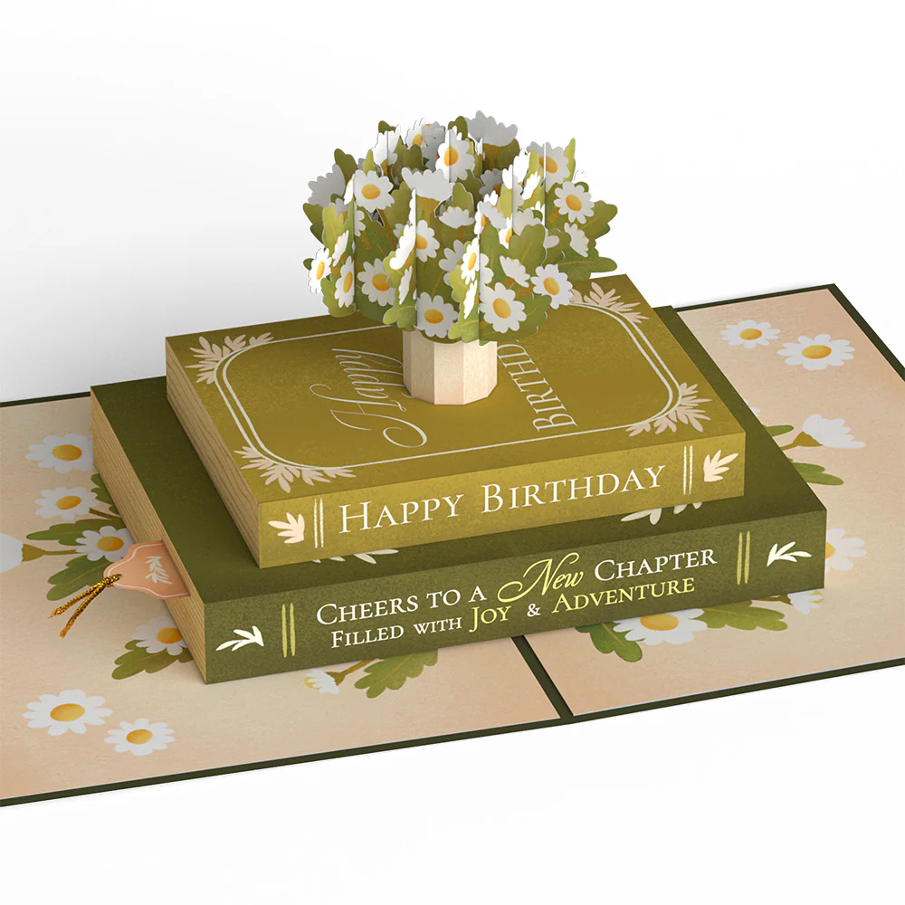 Cheers to a New Chapter Birthday Pop-Up Card and Sentiment Set for Grandson - Image 3