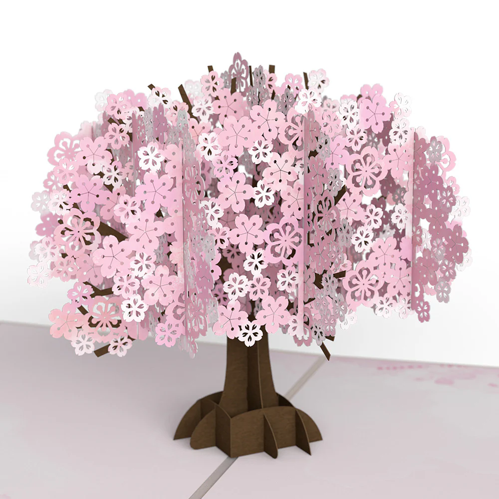 Cherry Blossom Mother's Day Pop-Up Card and Loved Me Like A Mom Sentiment Set - Image 3