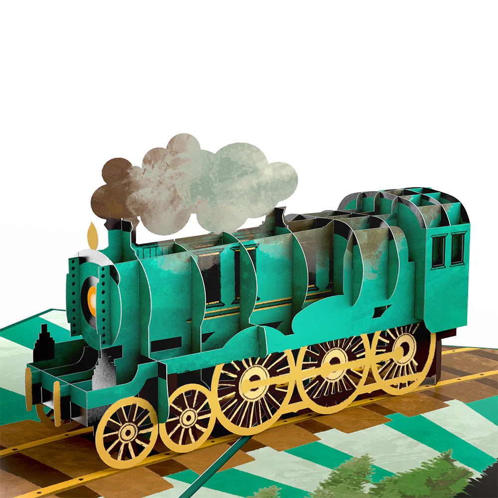 Classic Train Father's Day Pop-Up Card and Sentiment Set - Image 3