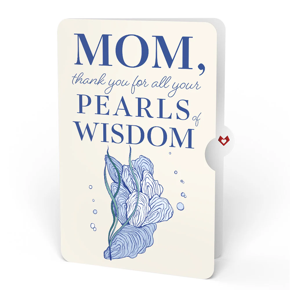 Coastal Oysters Pop-Up Card and Sentiment Set for Mom - Image 4