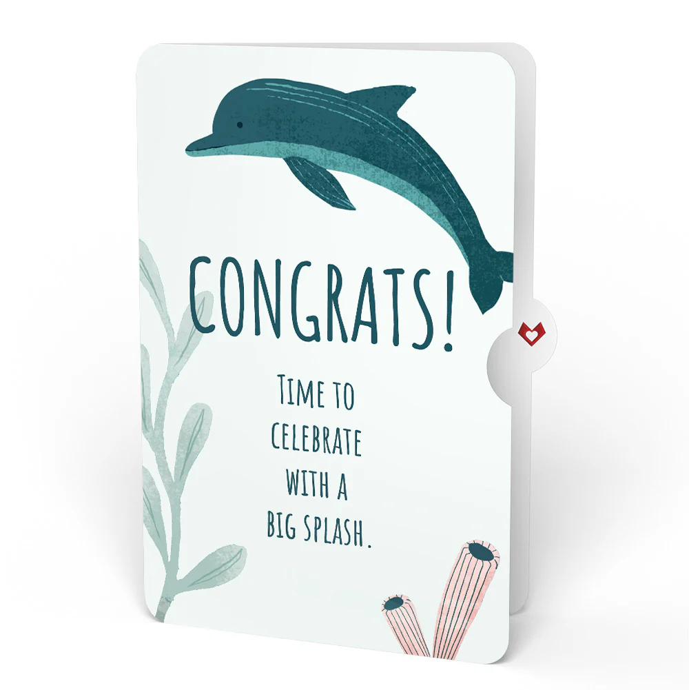Coral Reef Wonders Congratulations Pop-Up Card and Sentiment Set - Image 4