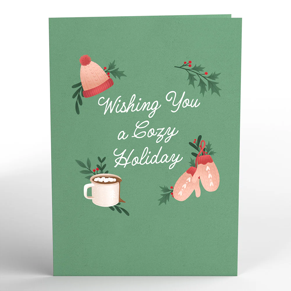 Cozy Holiday Pop-Up Card - Image 4