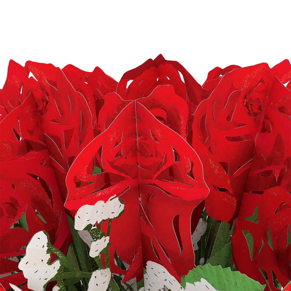 Valentine's Day Flower Bouquet and Sentiment Set for Girlfriend - Image 3