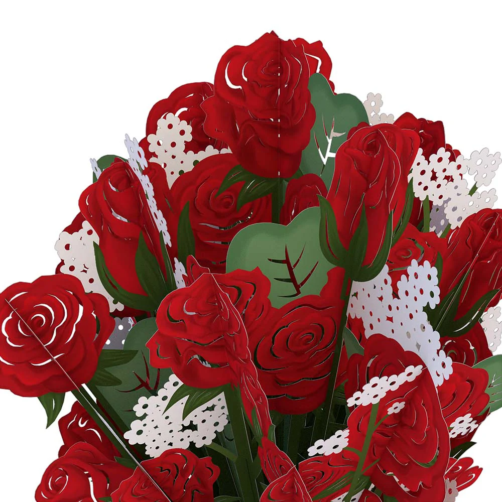 Red Rose Eres El Amor De Mi Vida Valentine Grand Bouquet and Sentiment Set - Image 3