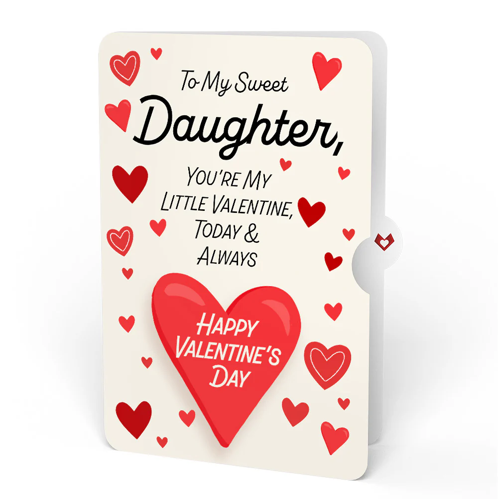 Crafty Cat Valentine’s Day Surprise Pop-Up Card and Sentiment Set for Daughter - Image 4
