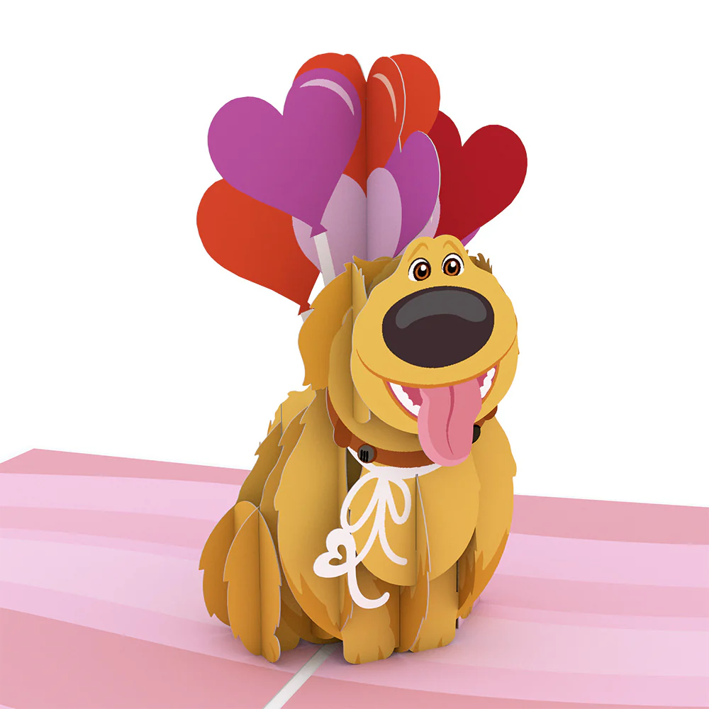 Disney and Pixar Up Dug Loves You Pop-Up Card - Image 2