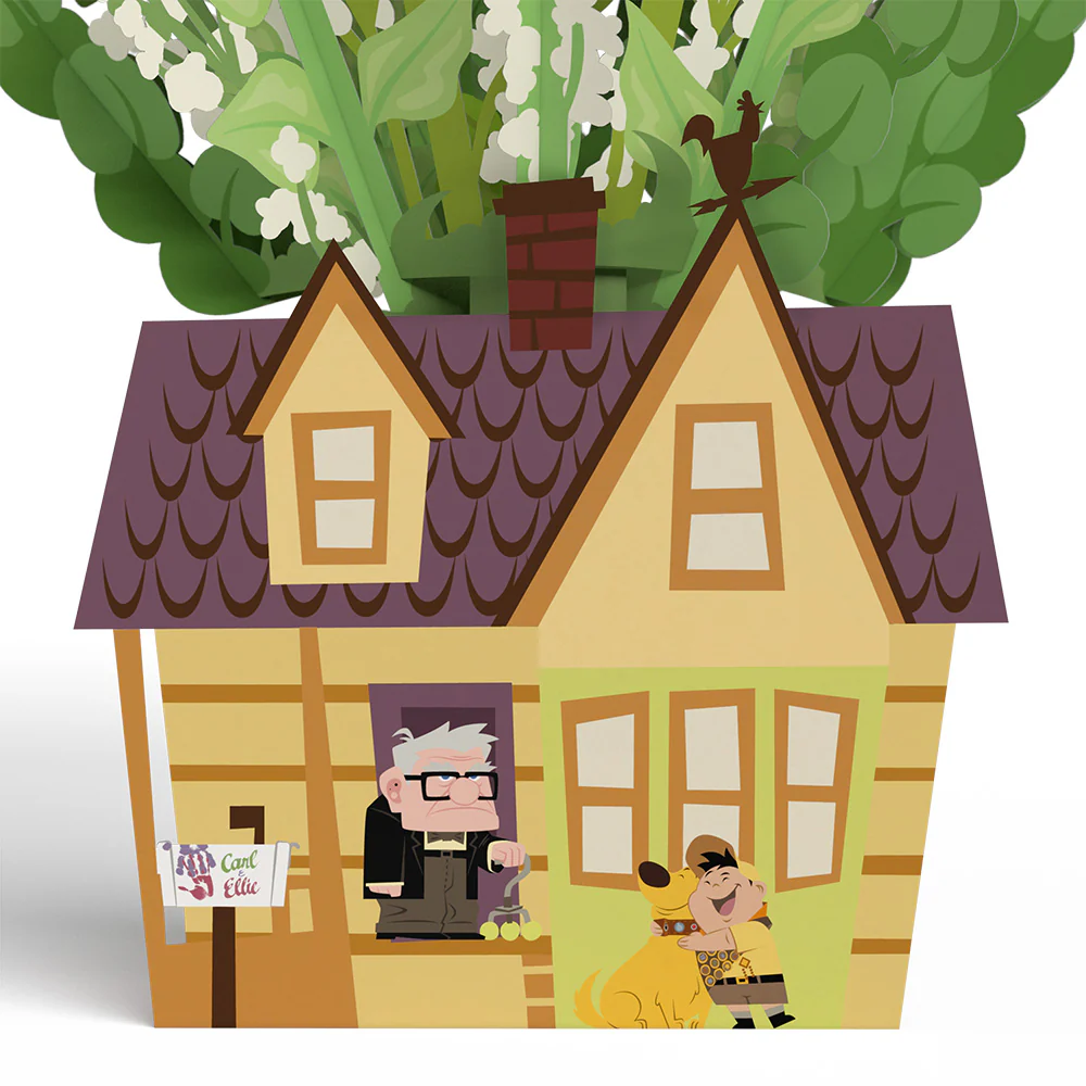 Disney and Pixar Up House Flower Buds Bouquet - Image 2