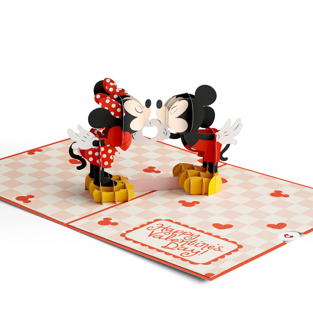 Disney’s Mickey & Minnie You Make My Heart Full Pop-Up Card - Image 5