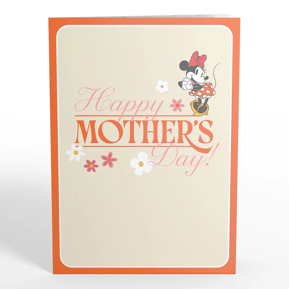 Disney’s Minnie Mouse Mother’s Day Card with Mini Bouquet - Image 4