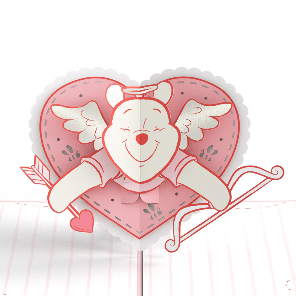 Disney’s Winnie the Pooh Pop-Up Card & Flower Buds Bouquet Bundle - Image 4
