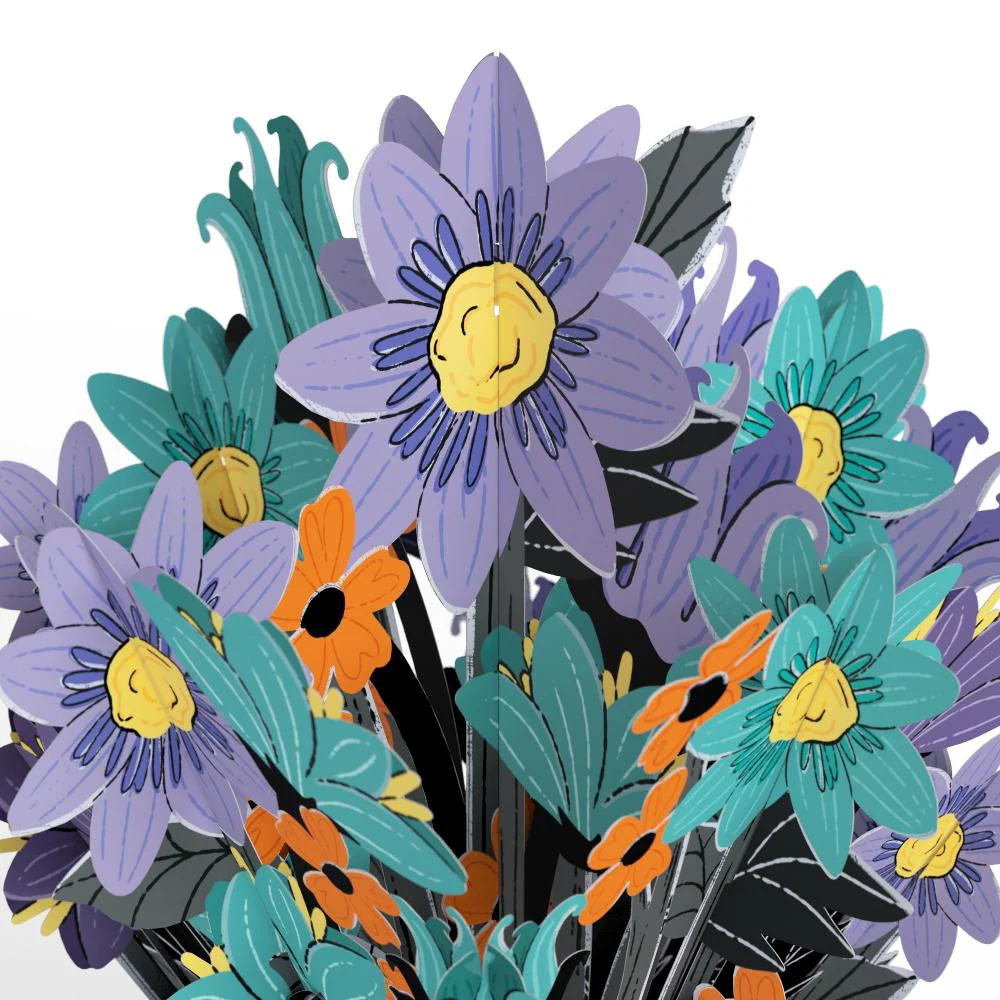 Disney Tim Burton’s The Nightmare Before Christmas Jack Skellington Flower Buds Bouquet - Image 3