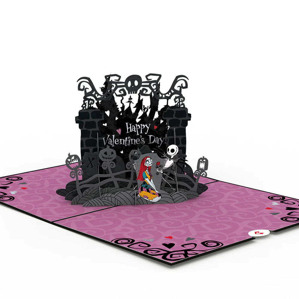 Disney Tim Burton's The Nightmare Before Christmas Simply Meant to Be Pop-Up Card - Image 3