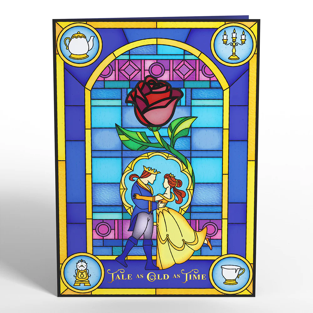 Disney's Beauty and The Beast Tale as Old as Time Suncatcher Card - Image 5