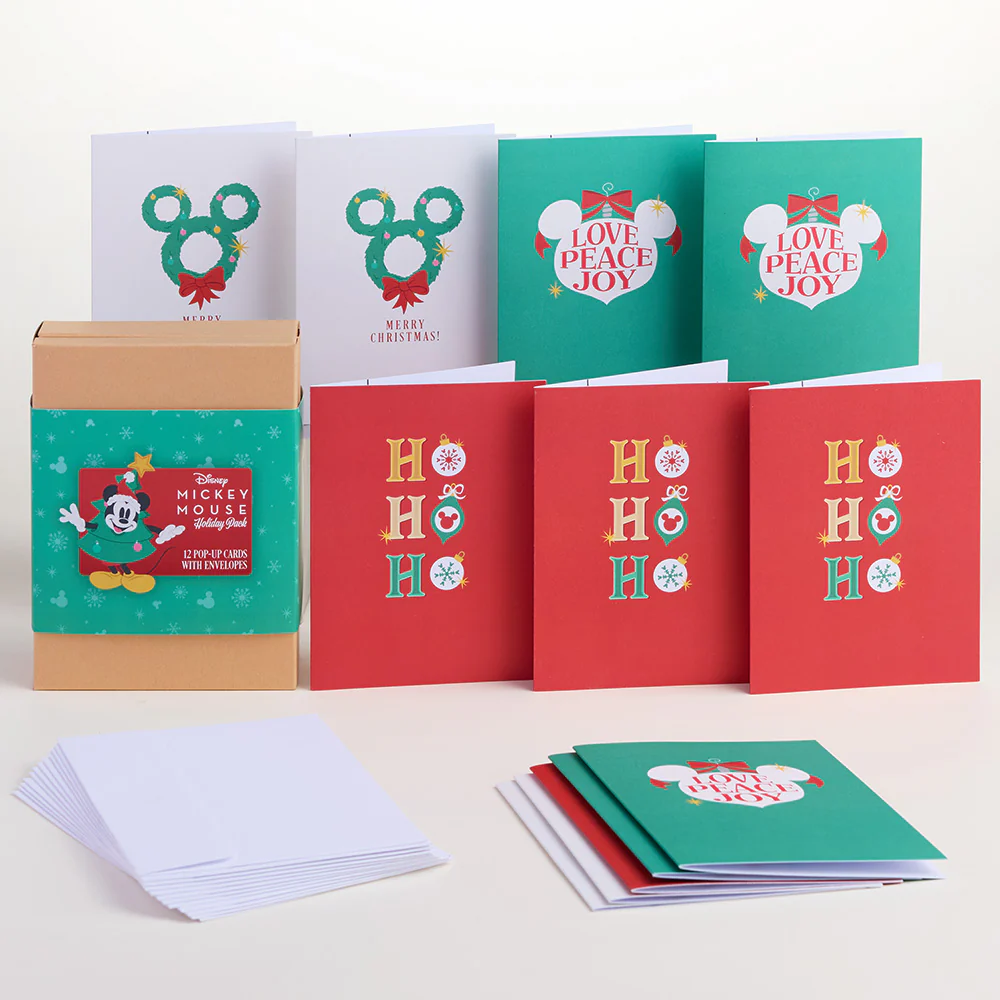 Disney’s Mickey Mouse Holiday Box Set (Assorted 12-Pack): Paperpop® Card - Image 2