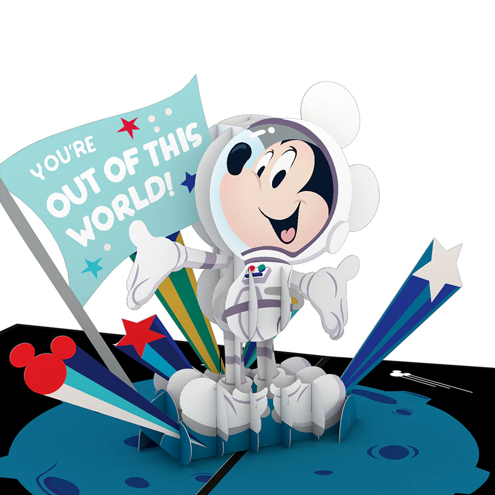 Disney's Mickey Mouse: Out of This World Dad Pop-Up Card - Image 2
