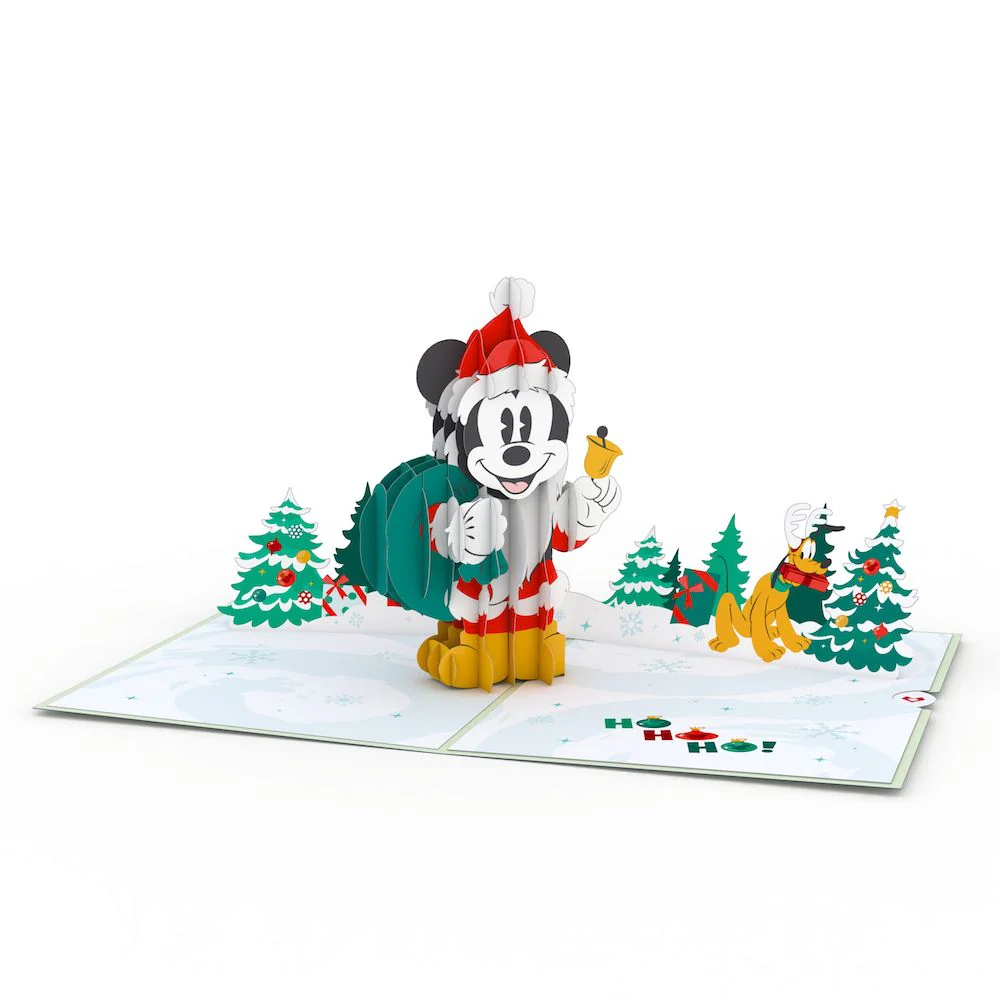 Disney's Mickey Mouse Santa Pop-Up Card - Image 3